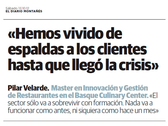 Entrevista Diario Montañés titular