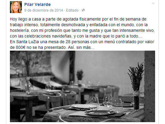 28 comensales no se presentan